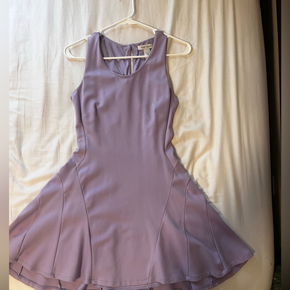 Size 0, White House Black Market Purple Mini Dress